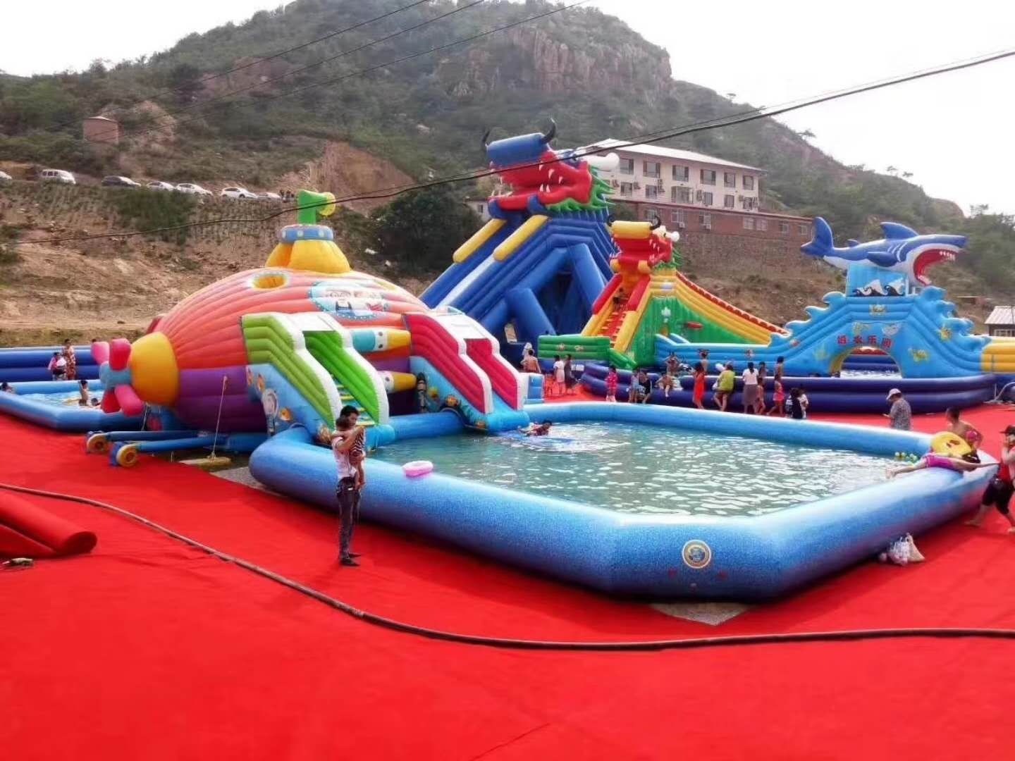 蛟河深海潜艇儿童乐园充气游泳池